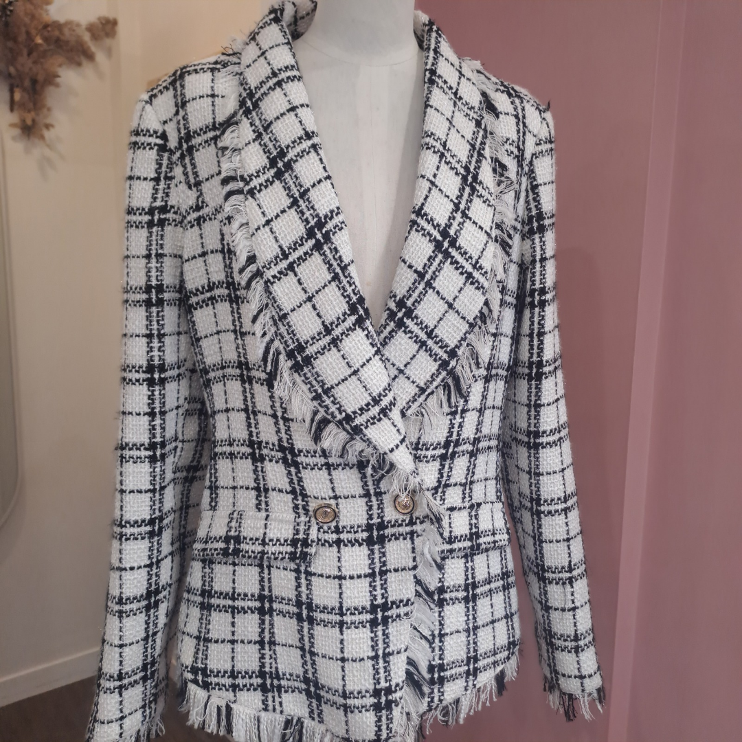 Gaudi - Woven Check Jacket - Size S/M