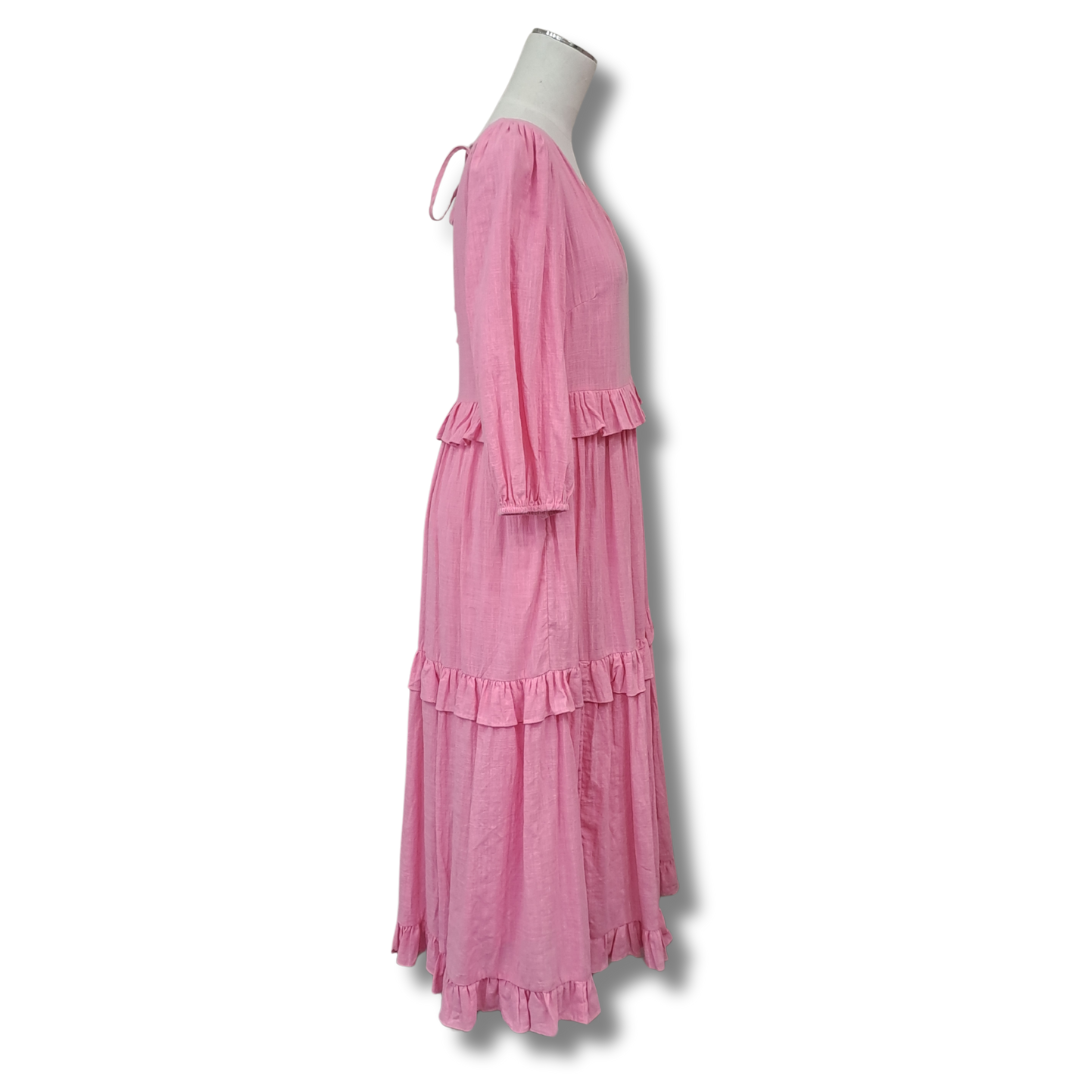 Girl & The Sun - Oceanside Midi Dress - Size XS - Side View