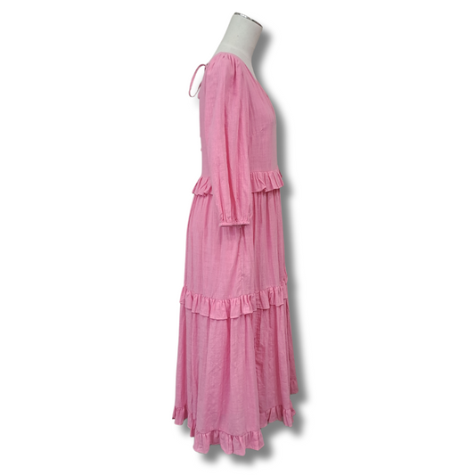 Girl & The Sun - Oceanside Midi Dress - Size XS - Side View