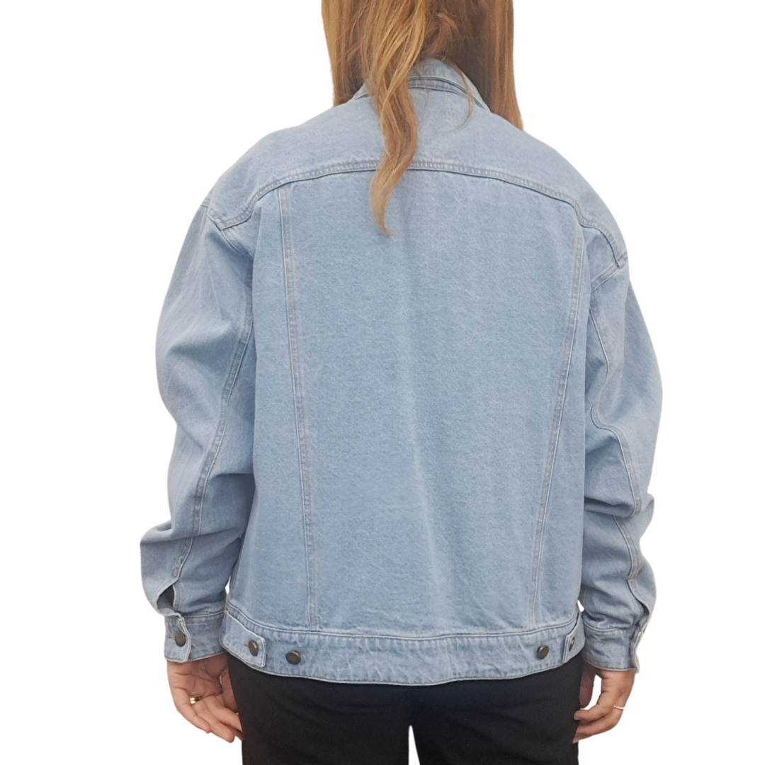 Girl and The Sun - Cora Denim Jacket - Size L - BNWT - Back