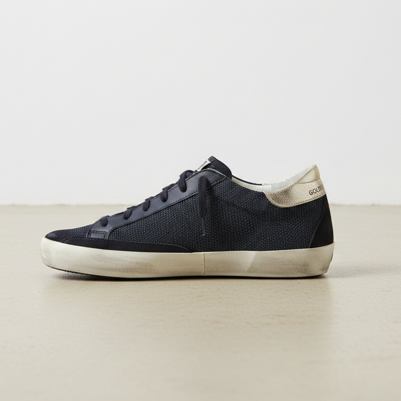 Golden Goose - Super-Star New Leather Low Top Sneakers - Size 36/5