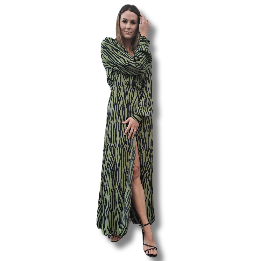 Hailwood - Tiger Wrap Dress - Size 8