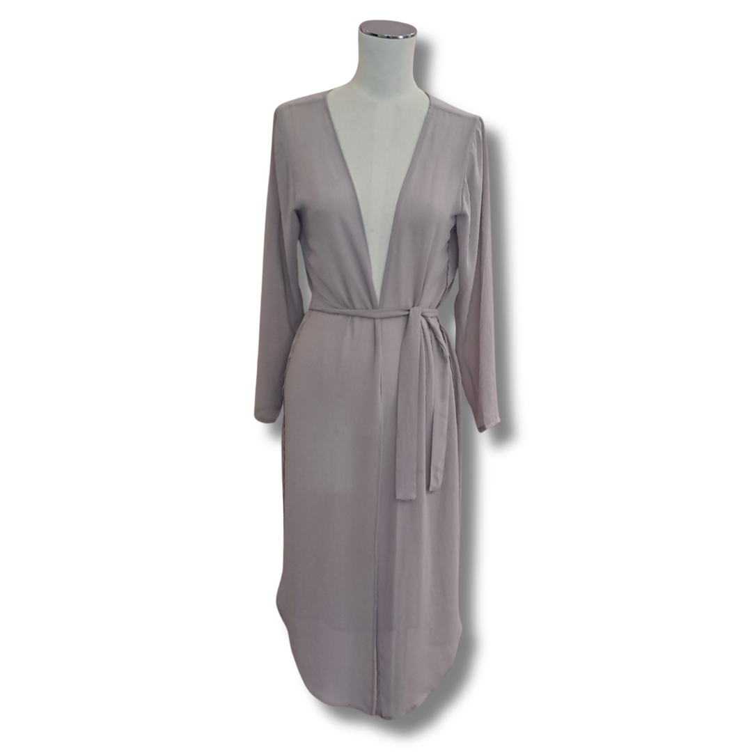 Harrie & Sam - Stone Grey Duster - Front View