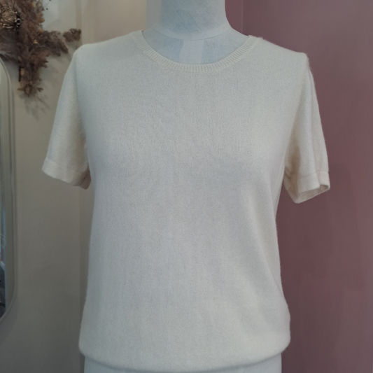 Helen Cherry - Cashmere Knit Tee - Size S