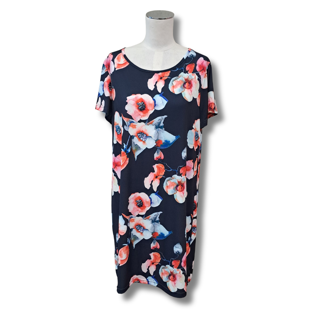 In Love With Ivy - Floral Shift Dress - Size 12 - Front