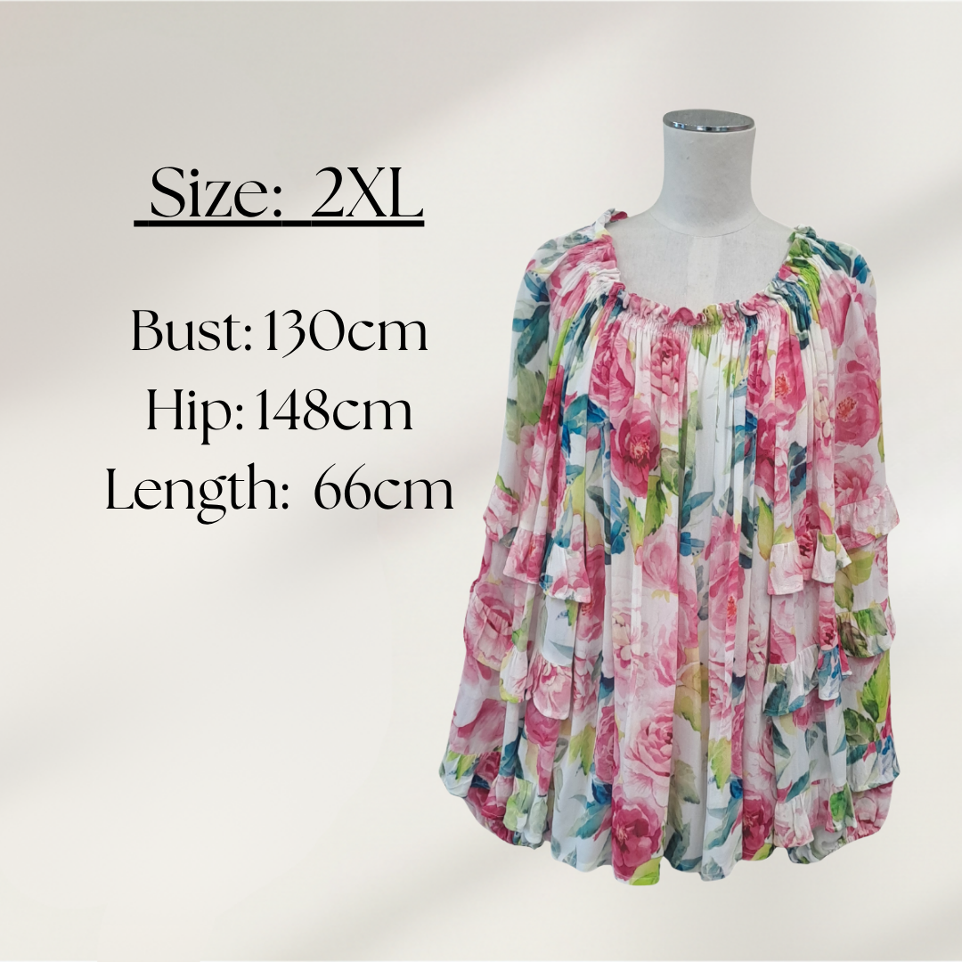 Jellicoe - Arabella Top - Size 2XL - Size Chart
