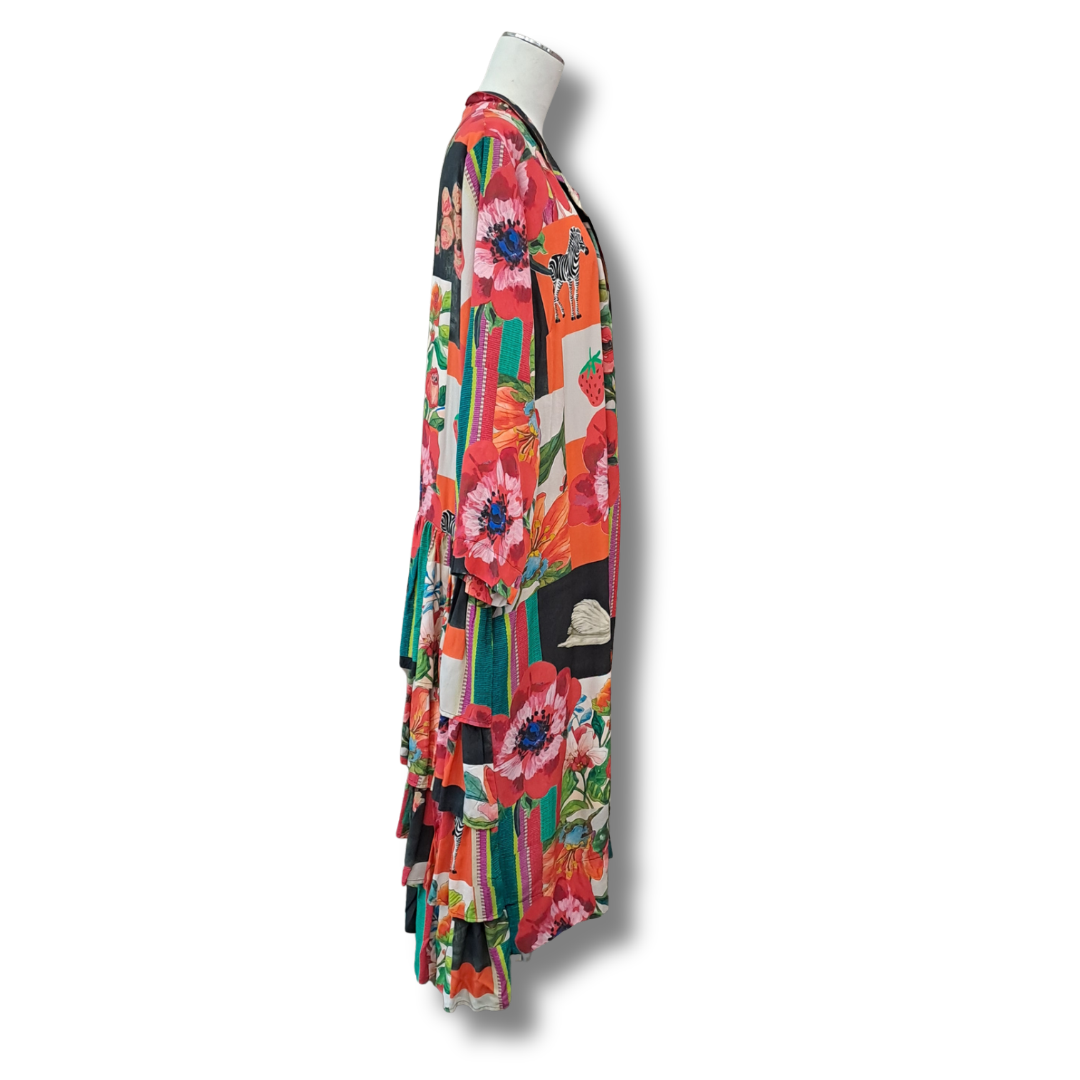 Jellicoe - Back Frilled Duster - Size L - BNWT - Side