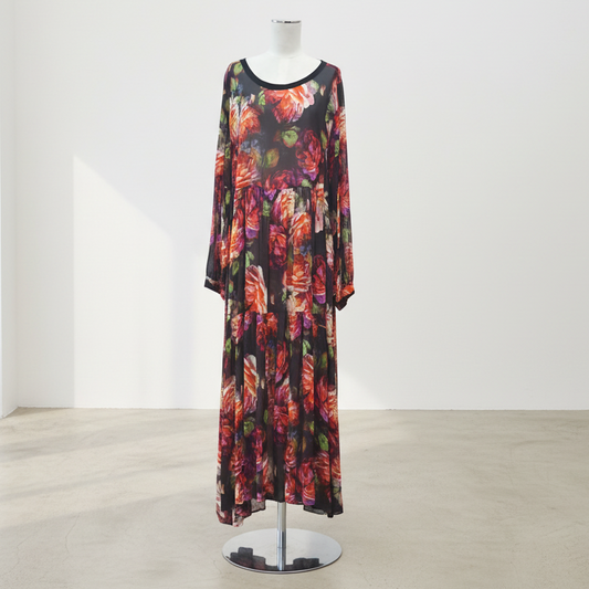 Jellicoe - Floral Maxi Dress - Size 4XL