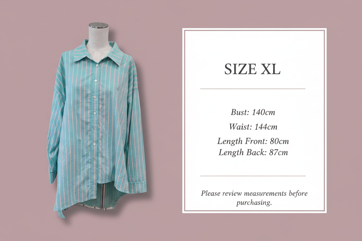 Jellicoe - Professor Shirt - Size XL - Size Chart