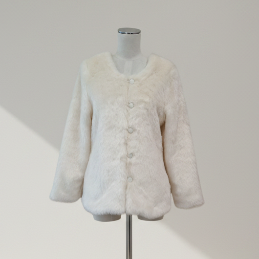 Julien Danger - Faux Fur Jacket - Size 6