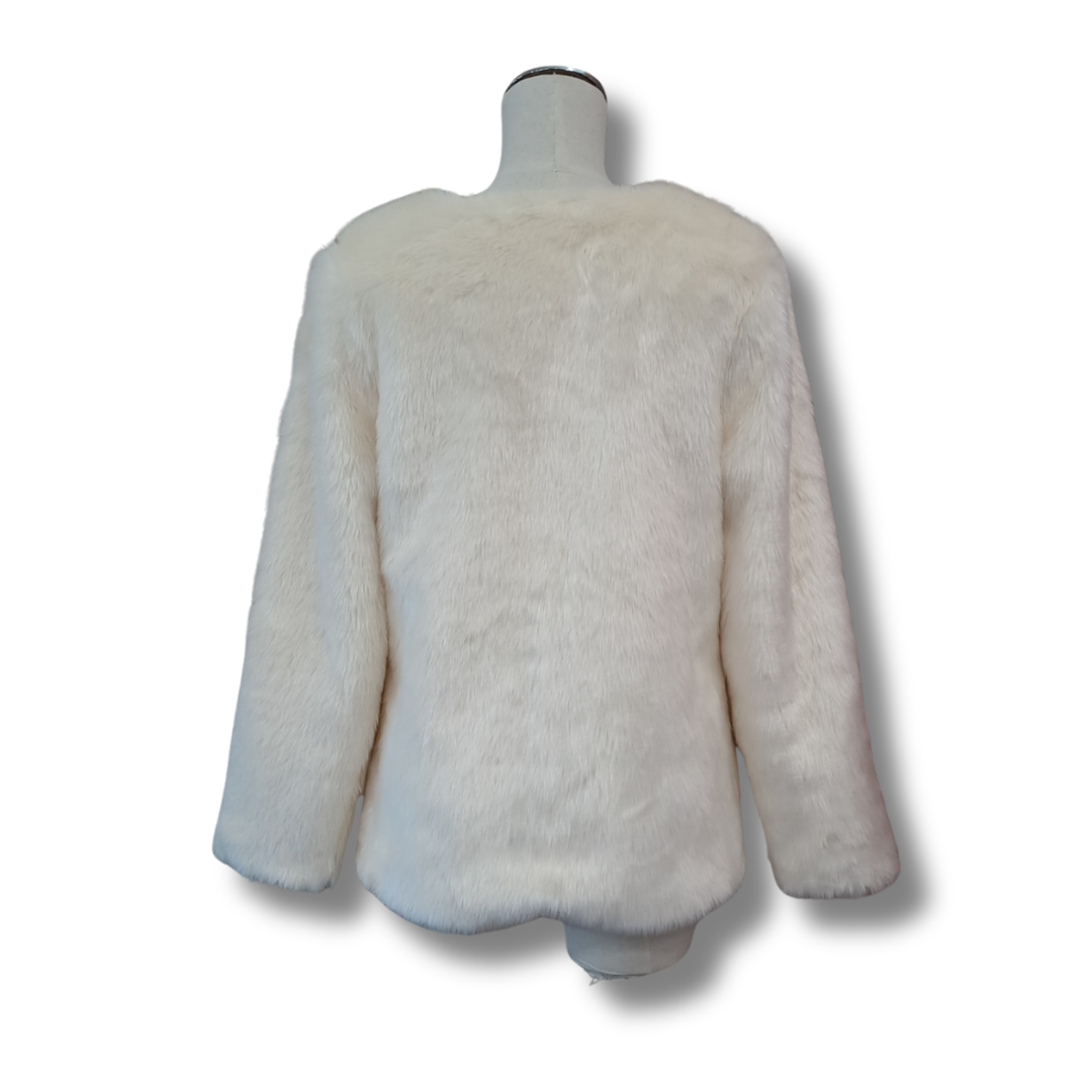 Julien Danger - Faux Fur Jacket - Size 6 - Back