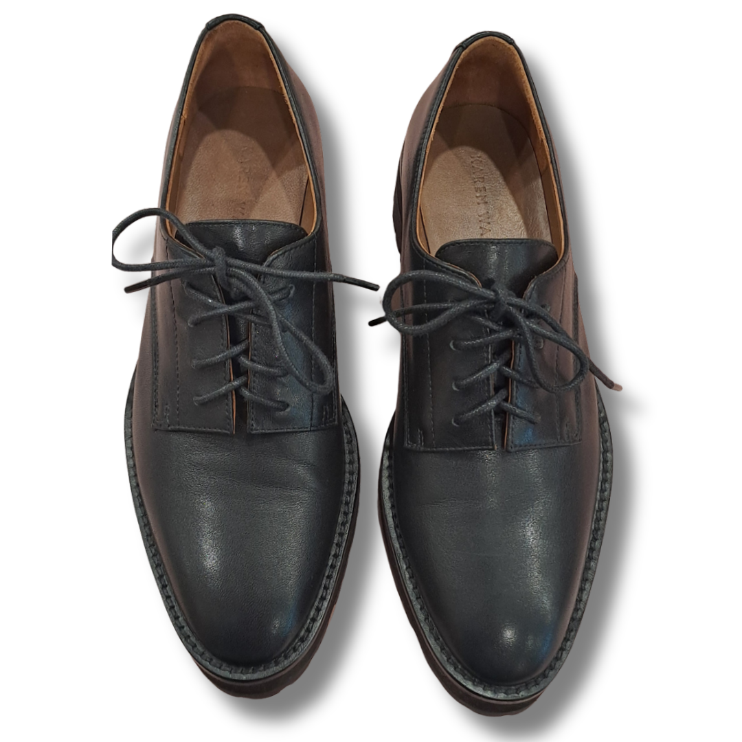 Karen Walker - Margot Lace Up Brogues - Size 38/7 - Top