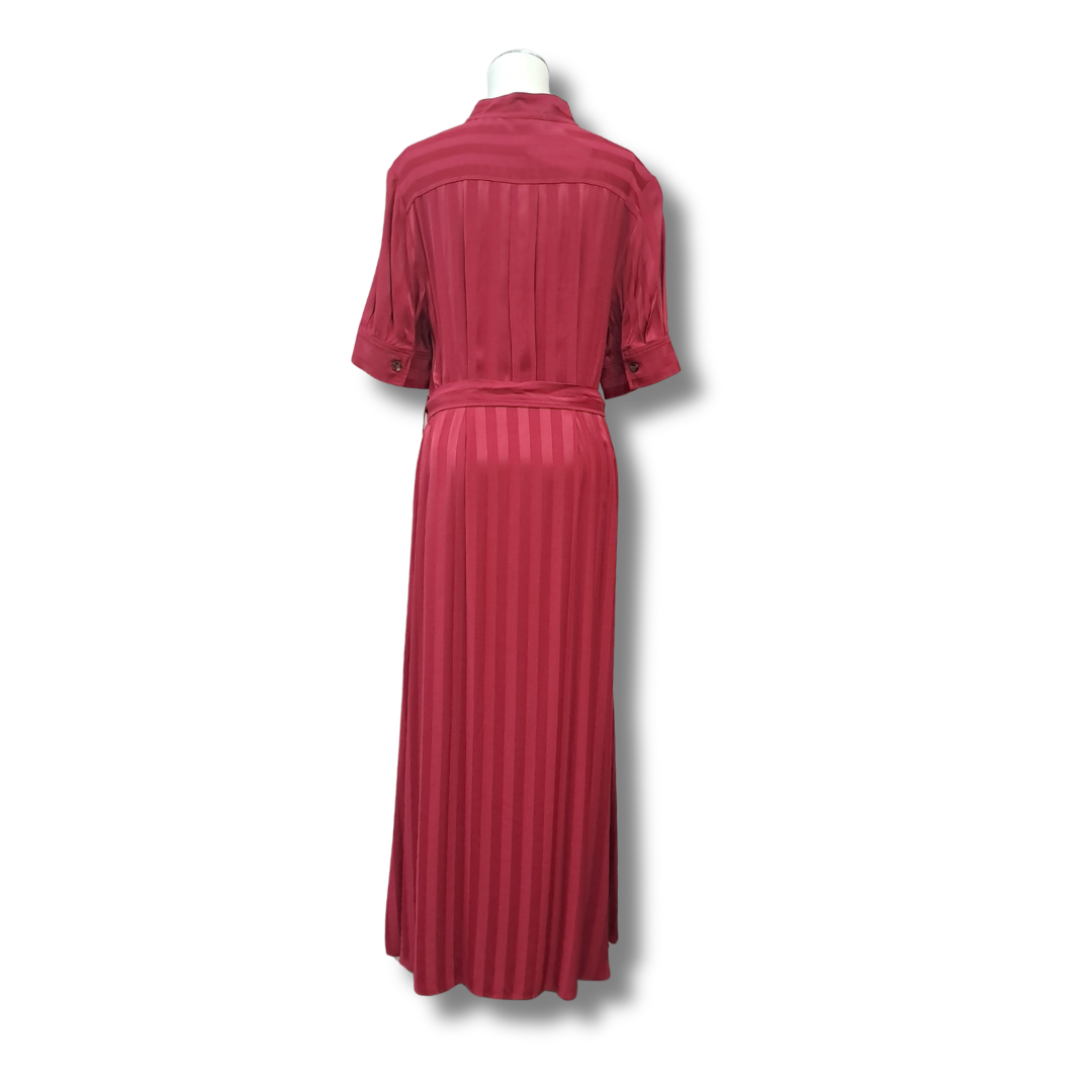 Kate Sylvester - Belted Midi Dress - Size 12 - Back
