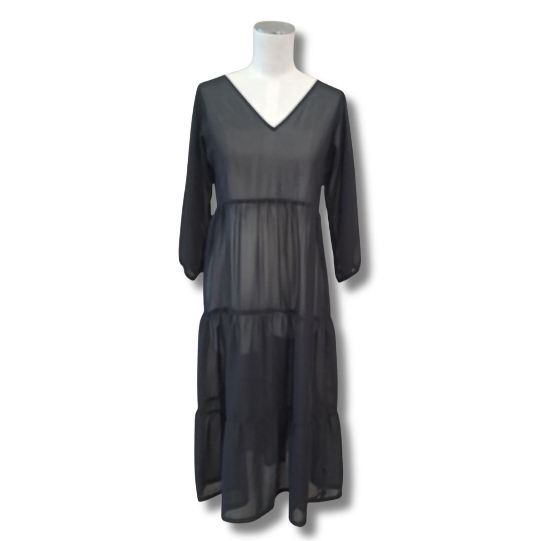 Kilt - Black Tiered Dress - Front View