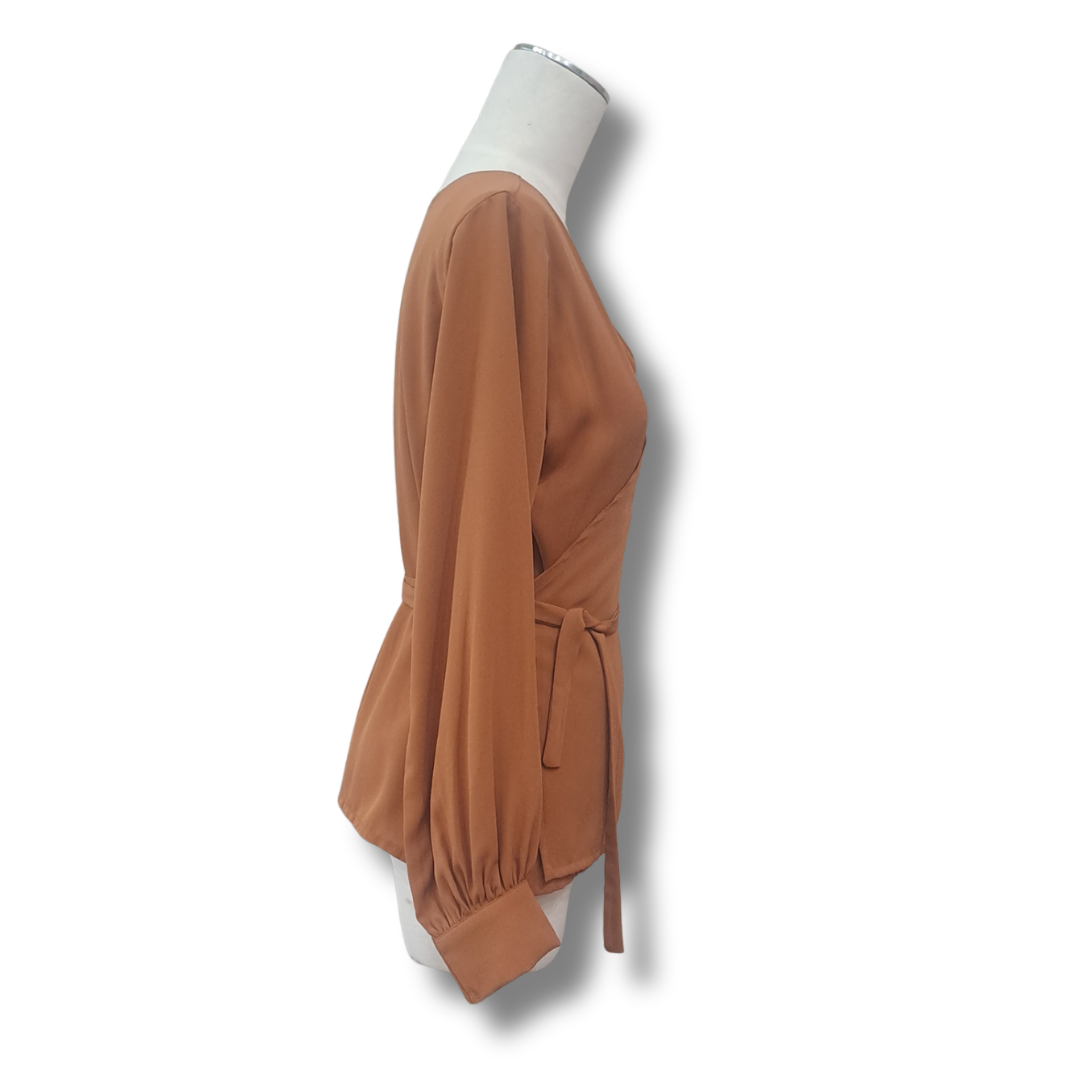 Kilt - Chestnut Wrap Top - Size 10 - Side
