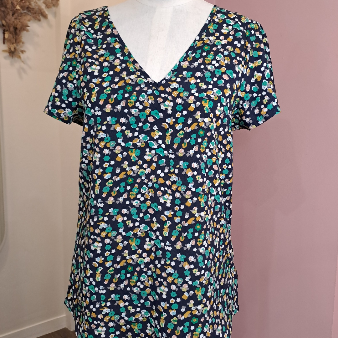 Kilt - Floral Reversible Top - Front View