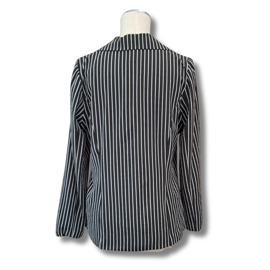 Kilt - Pinstripe Blazer - Back View
