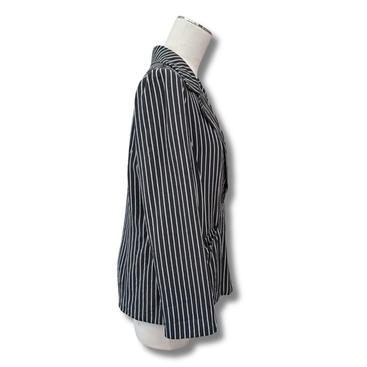 Kilt - Pinstripe Blazer - Side View