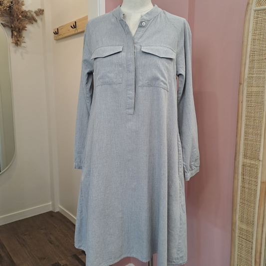 Kowtow - Grey Shirt Dress - Size S