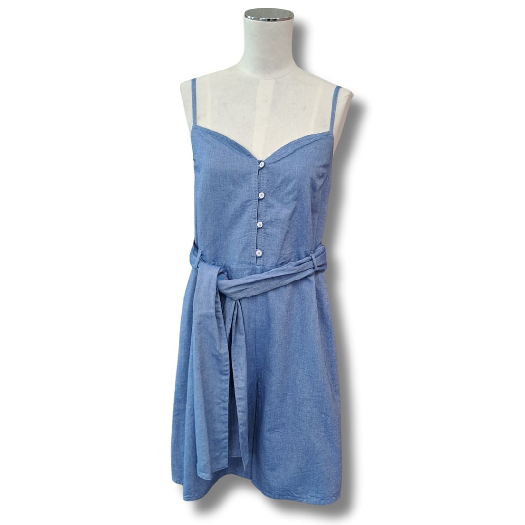Kowtow - Insight Chambray Playsuit - Front View