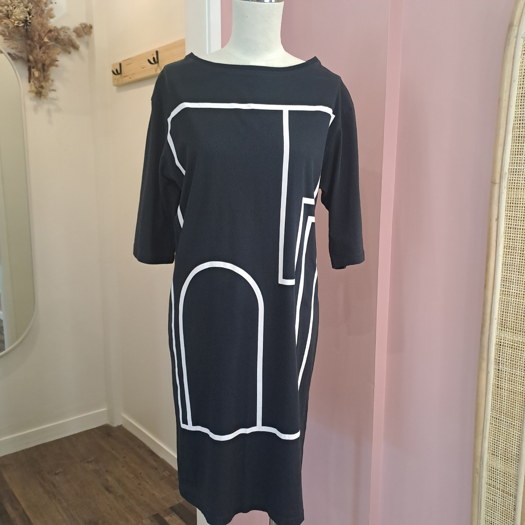 Kowtow - Printed Tee Dress - Size XS