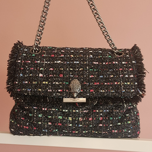 Kurt Geiger - Tweed Kensington Crossbody Bag