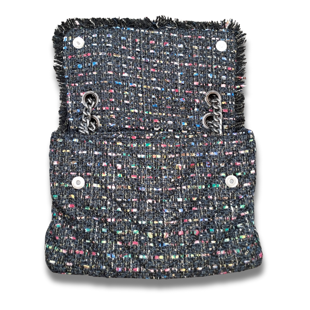 Kurt Geiger - Tweed Kensington Crossbody Bag  - 7