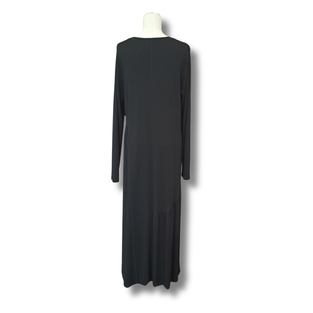 LD+Co Melbourne - Black Maxi Knit Dress - Size L - Back