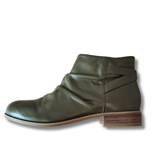 Le Sansa - Willow Olive Boots - Size 40