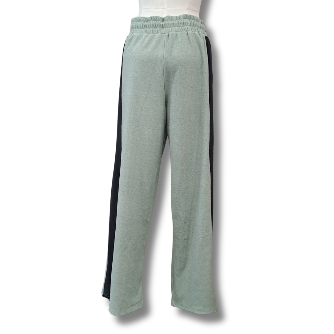 Leo + Be - Green Side Stripe Pant - Size 12 - Back