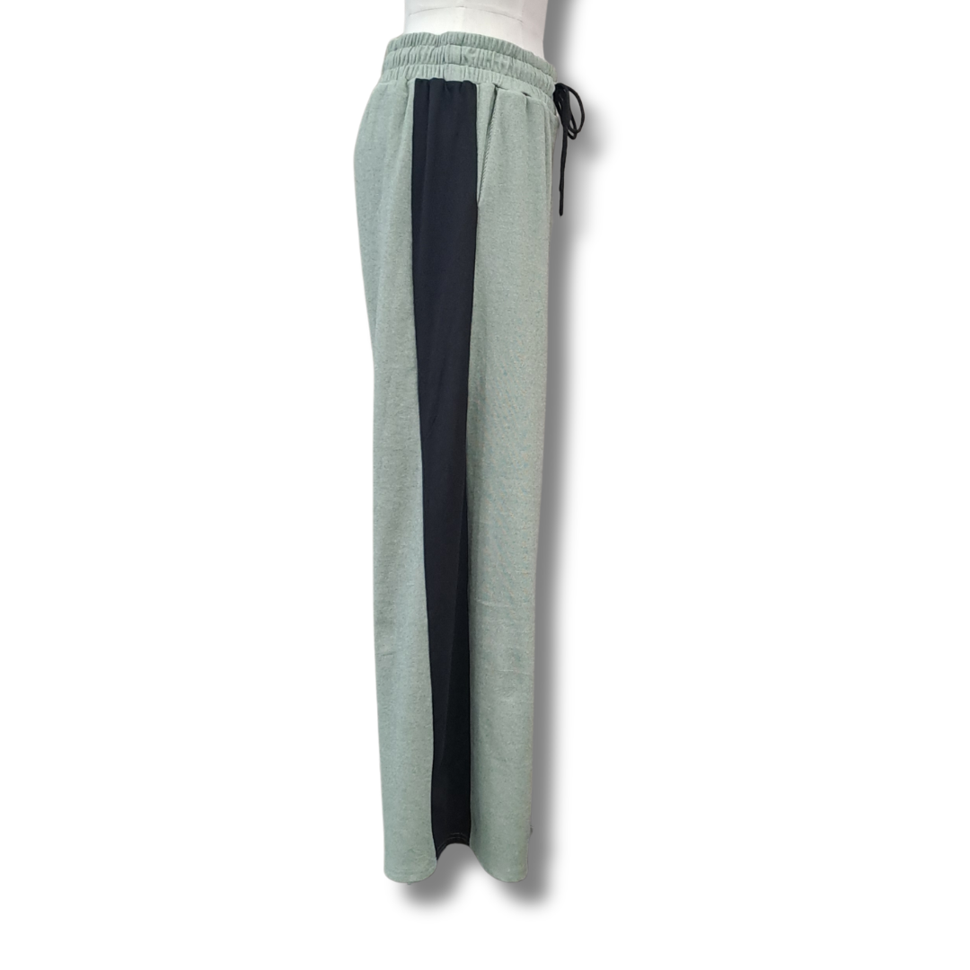 Leo + Be - Green Side Stripe Pant - Size 12 - Side