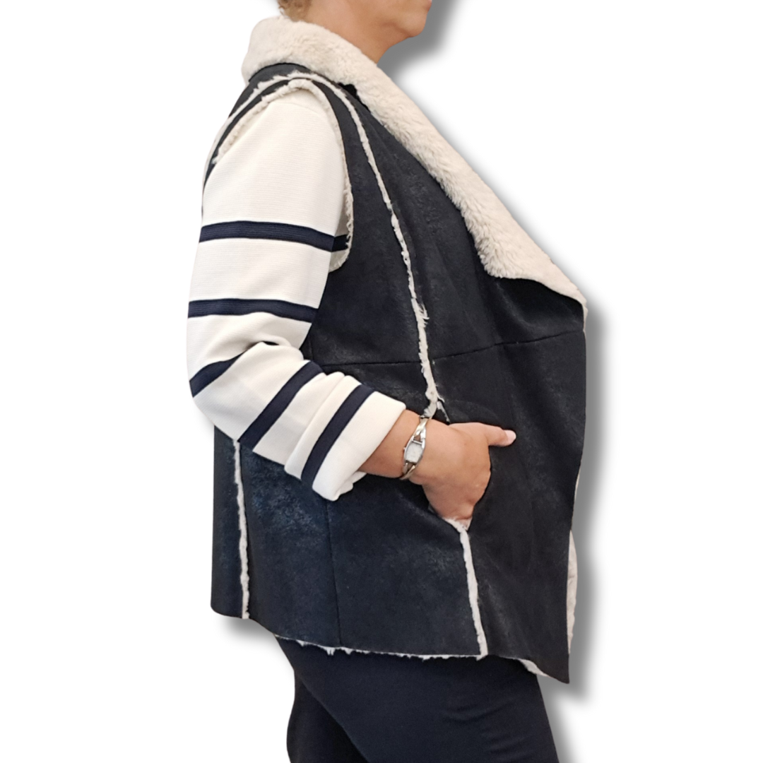 Loobies Story - Fleece Lined Vest - Side