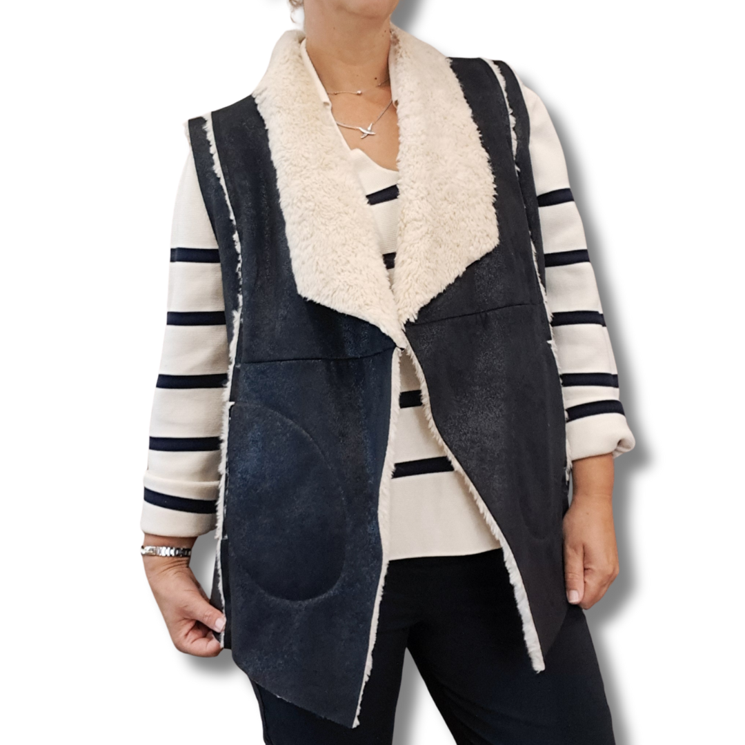 Loobies Story - Fleece Lined Vest - Front