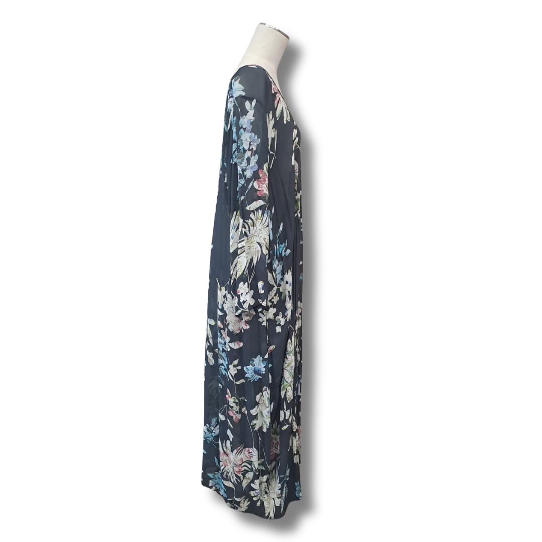 Lost and Led Astray - Floral Maxi Dress - Size 2XL - Side