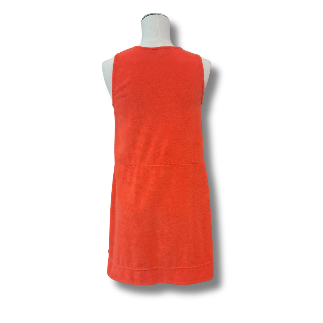 ME + EM - Toweling Tiered Short Dress - Size 8 - Back