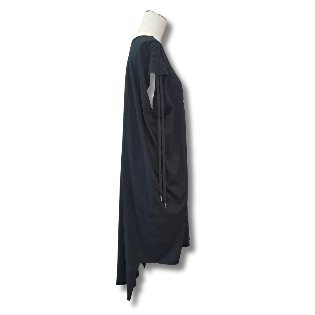 Maaike - Dancer Dress in Puppet Print - Side View