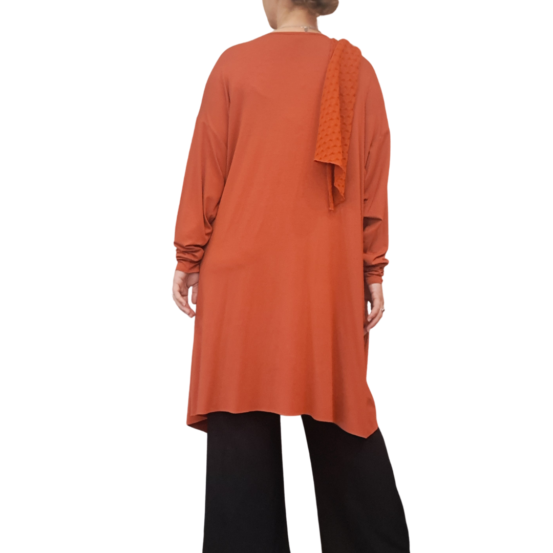 Maaike - Ink Cardigan - Back View