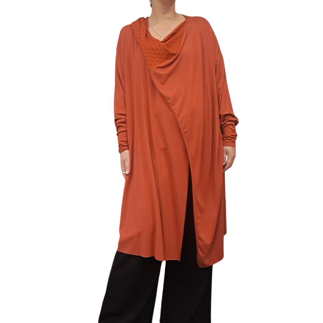 Maaike - Ink Cardigan - Front View