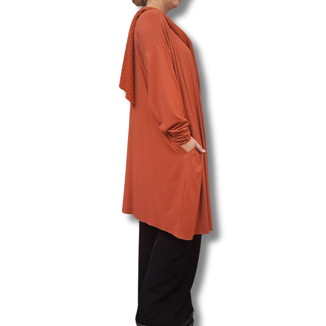 Maaike - Ink Cardigan - Side View