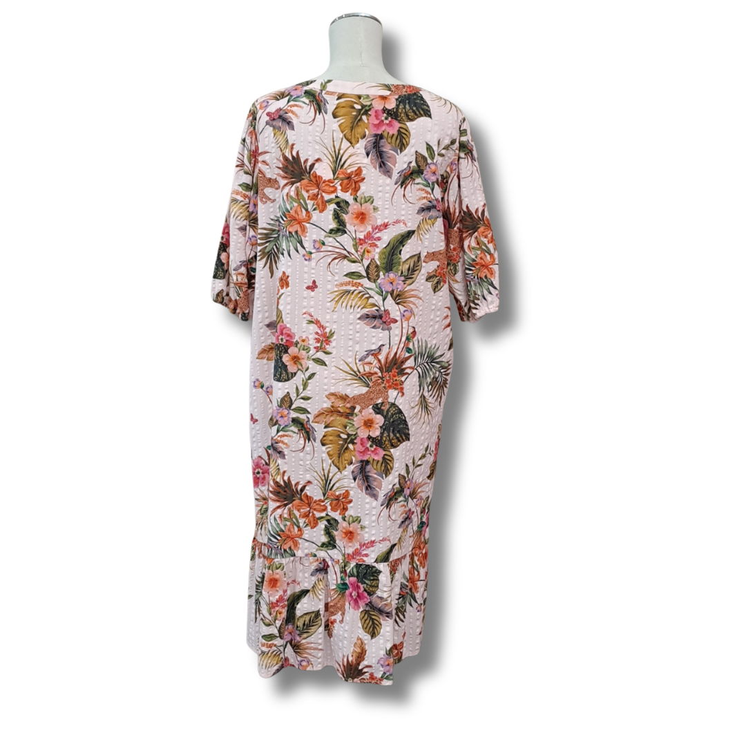Madly Sweetly - Jungle Print Dress - Size 16 - Backi