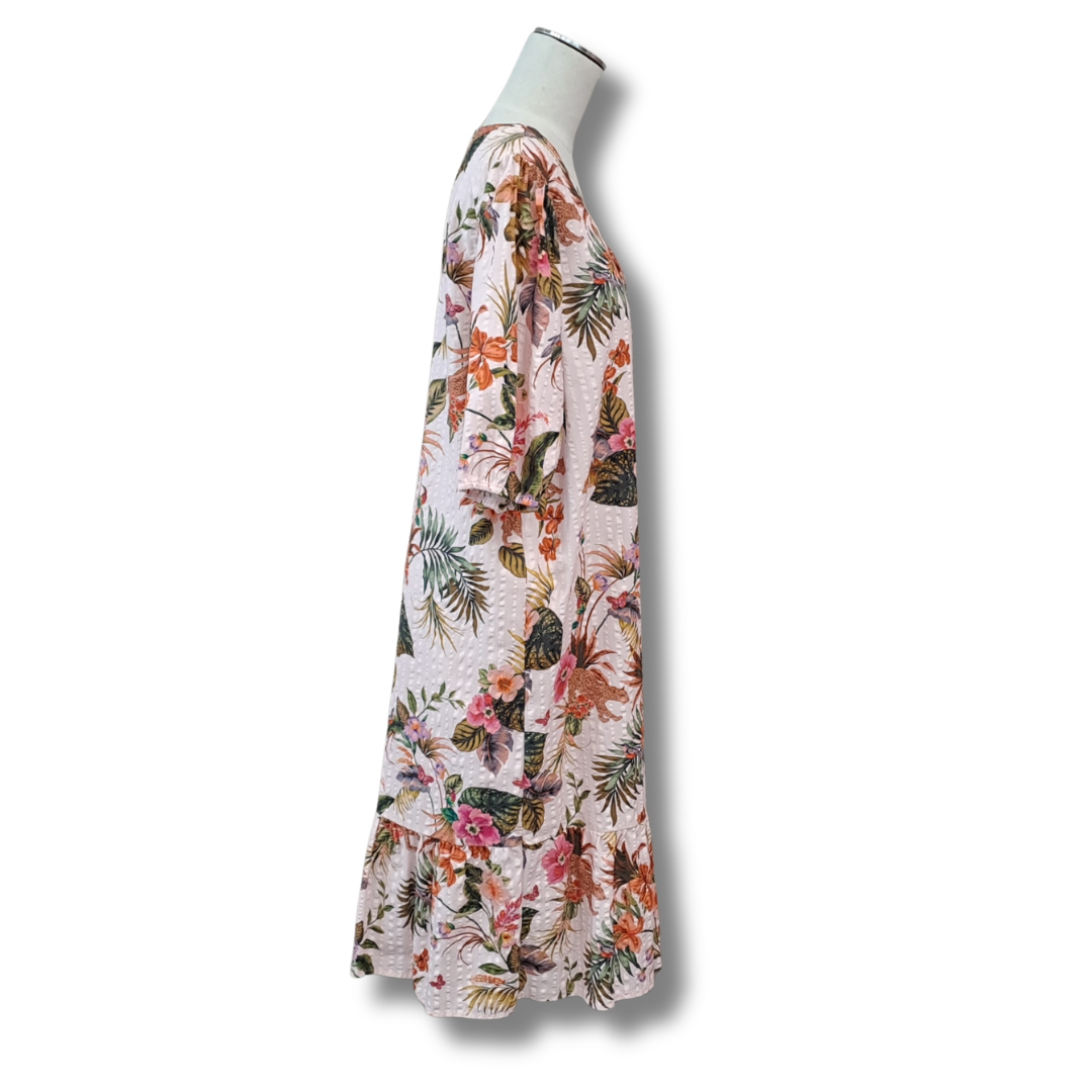 Madly Sweetly - Jungle Print Dress - Size 16 - Side