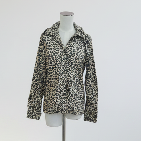 Maison Scotch - Leopard Print Jacket - Size 8