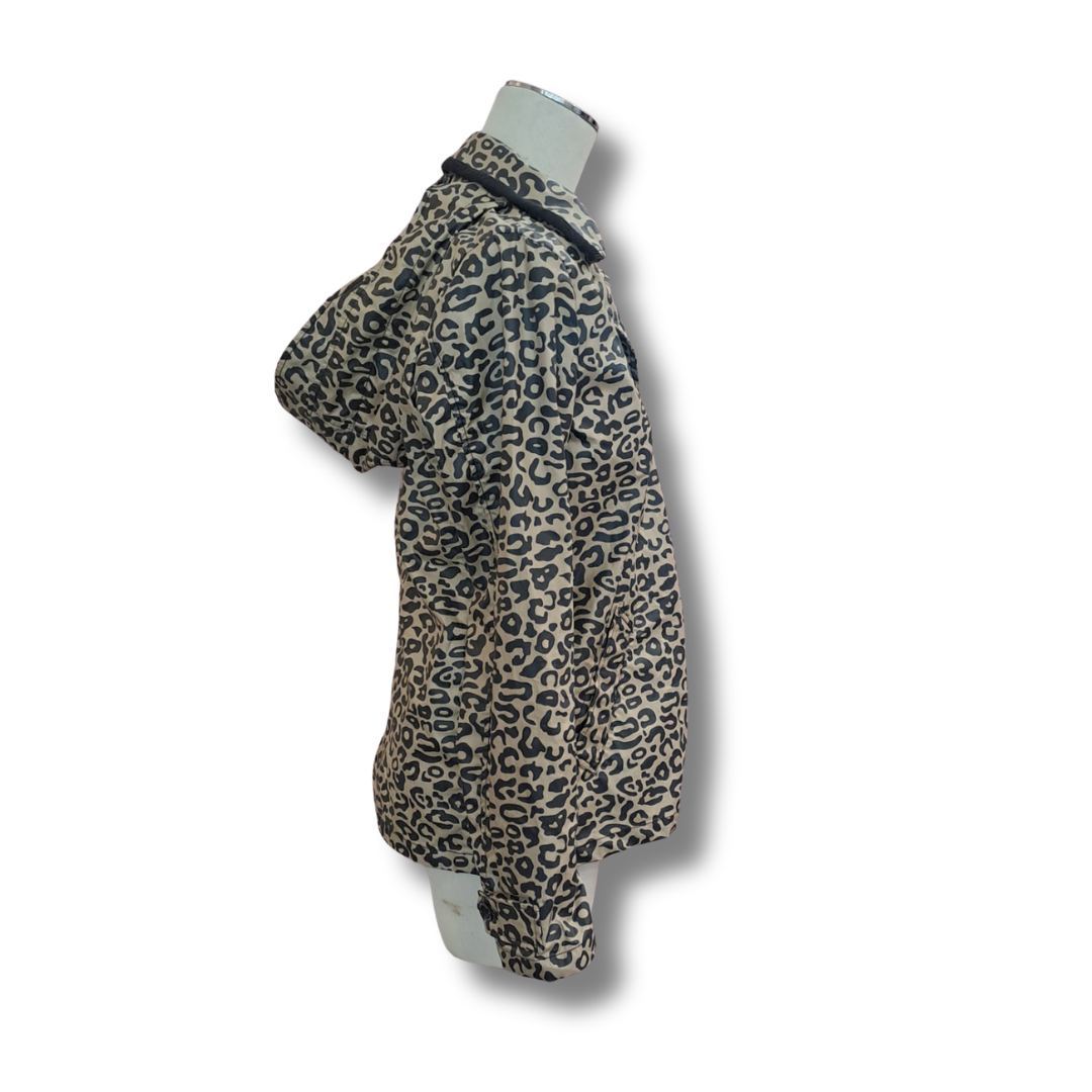 Maison Scotch - Leopard Print Jacket - Size 8 - Side