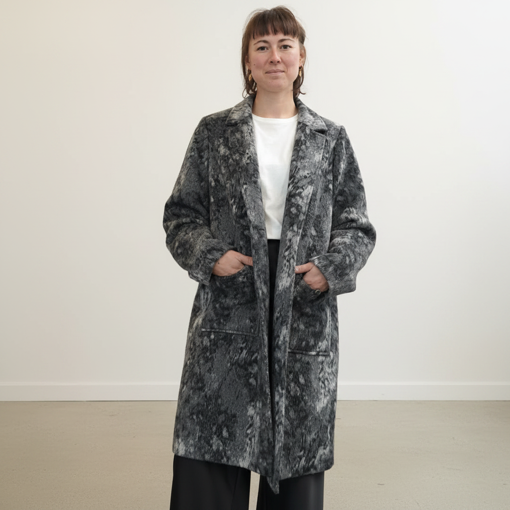 Marco Polo - Grey Felt Coat - Size 10