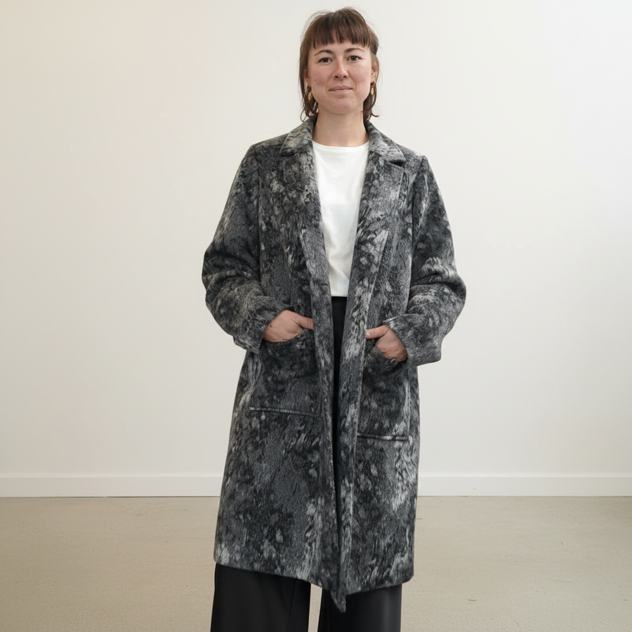 Marco Polo - Grey Felt Coat - Size 10