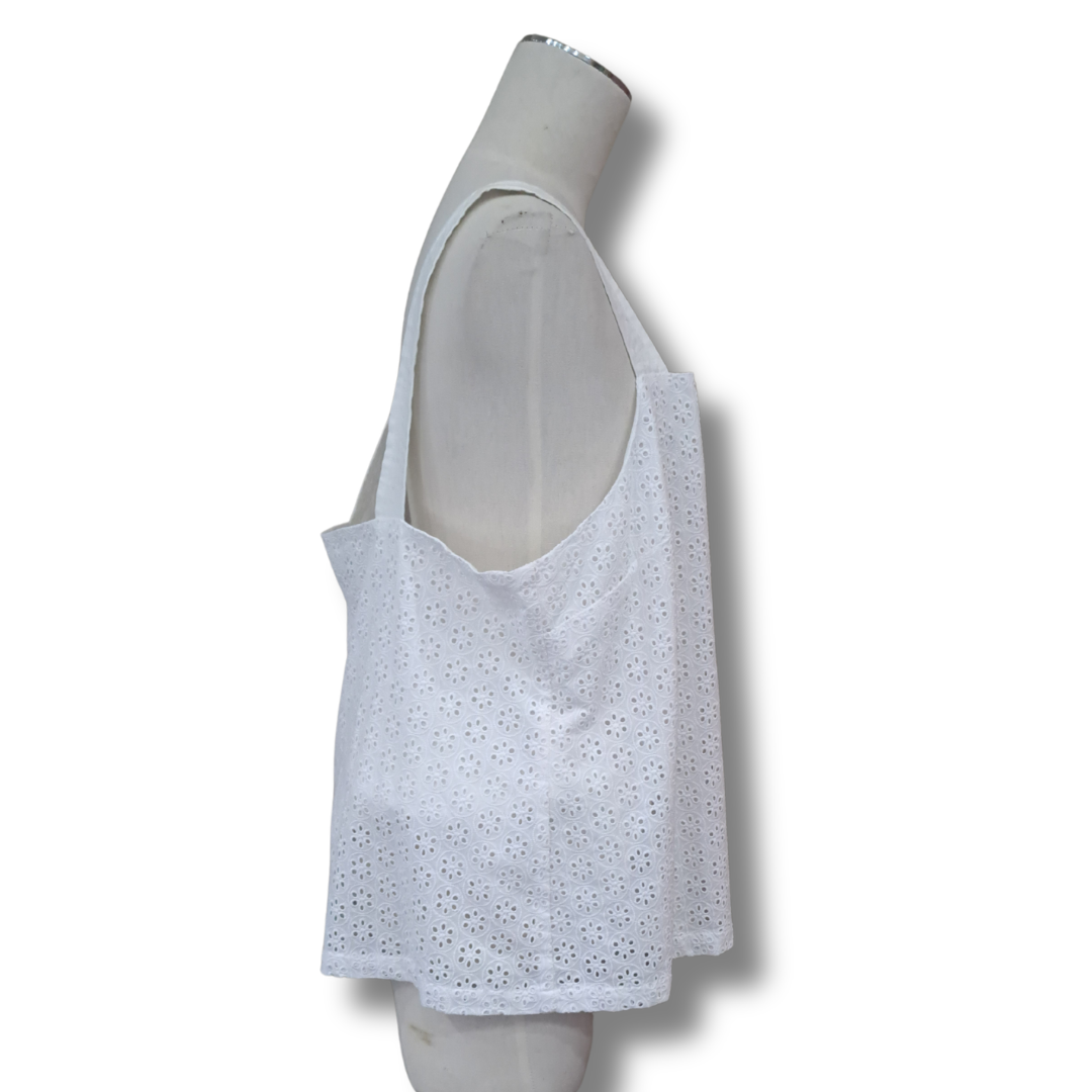 Max - Broderie Anglaise Cami - Size 18 - Side