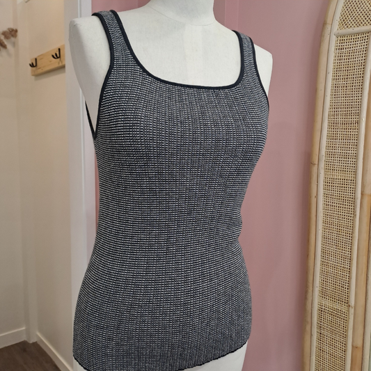 Max - Cotton Cashmere Knitted Tank - Size S