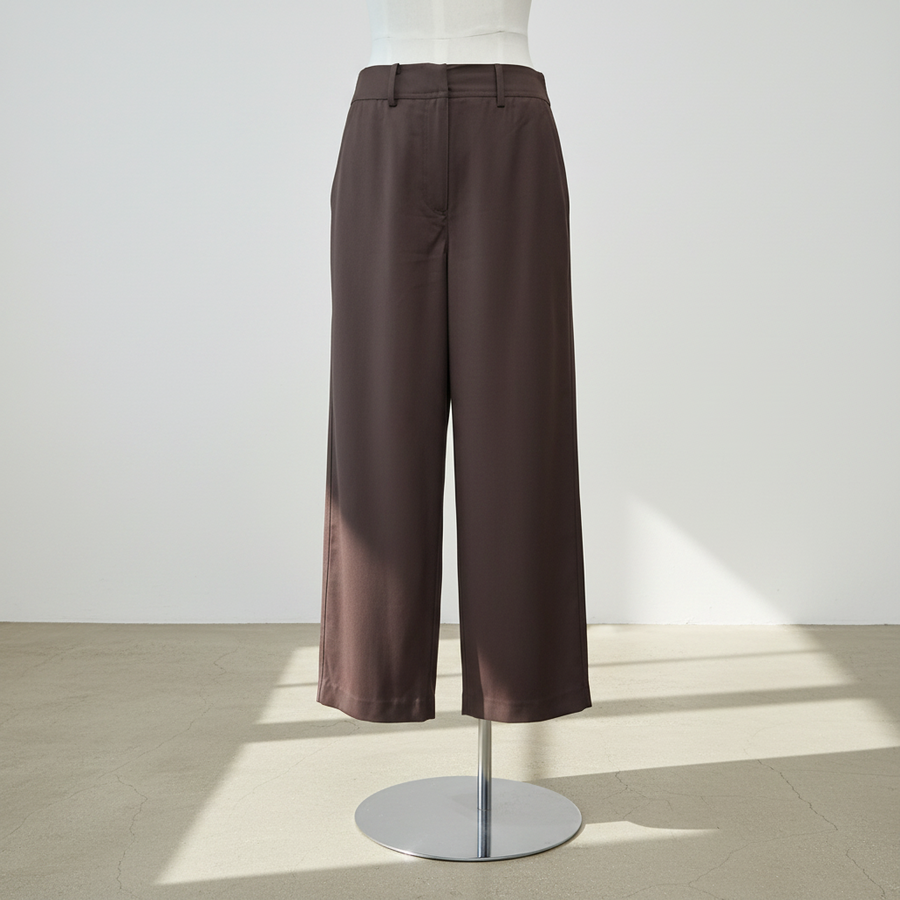 Max - Wool Blend Barrel Pant - Size 8