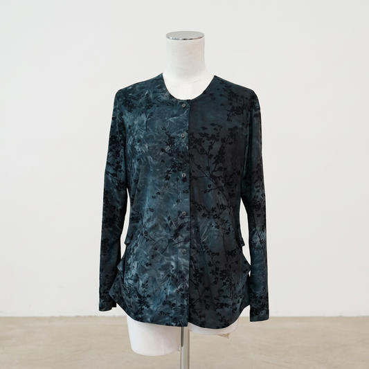 Megan Salmon - Flocked Jersey - Size 10
