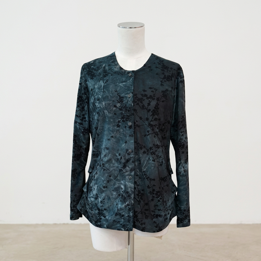 Megan Salmon - Flocked Jersey - Size 10
